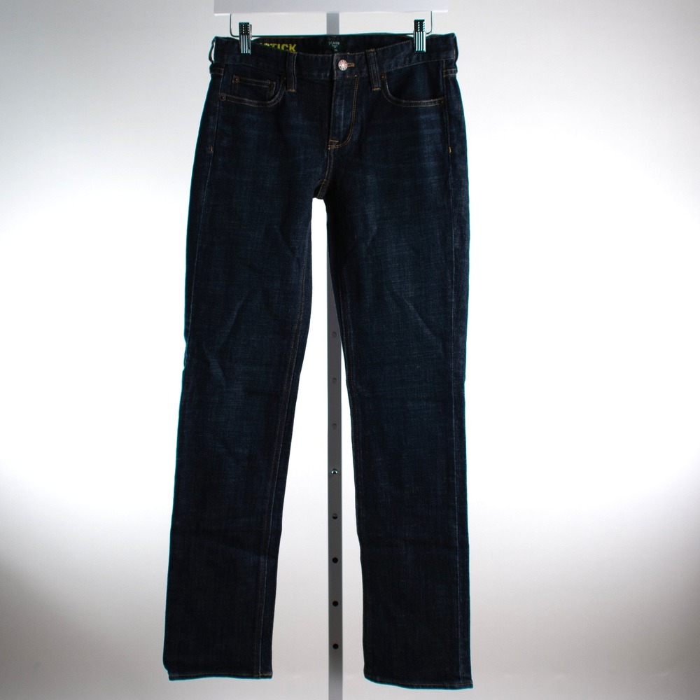 J. Crew‎ Factory Matchstick Womens Dark Wash Denim Jeans Slim Fit 26R